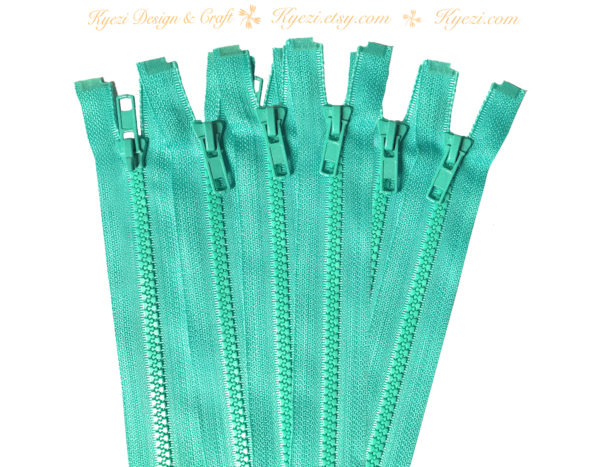 Chunky Zipper – Emerald Green