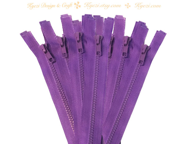 Chunky Zipper – Purple